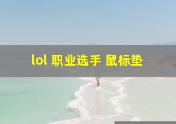 lol 职业选手 鼠标垫